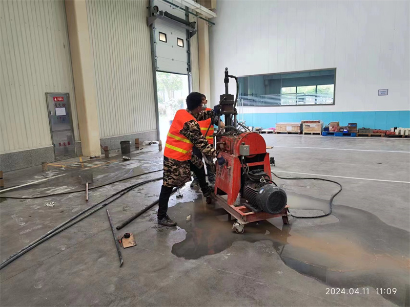 梅列厂房地面下沉塌陷注浆加固施工